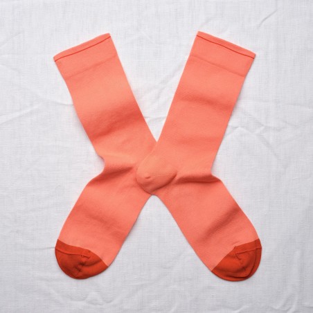 Chaussette Uni Capucine